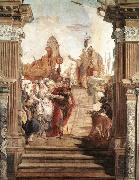 TIEPOLO, Giovanni Domenico The Meeting of Anthony and Cleopatra china oil painting reproduction